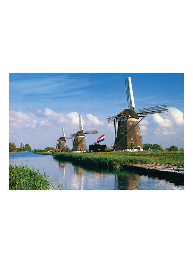 توماكس أحجية قطع تركيب بتصميم طواحين هوائية، هولندا من 1000 قطعة 50x75سم