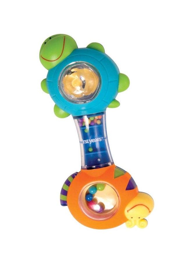 ذا فيرست ييرز خشخيشة بهيكل هزاز سهلة الإمساك بألوان متنوعة ‎8.38x7.87x1.52سم - Image 1