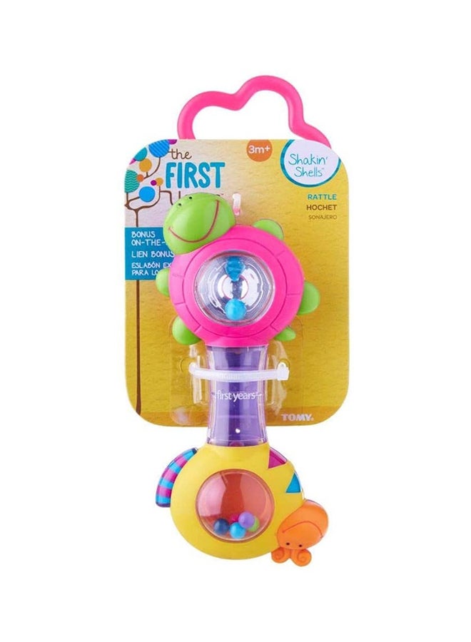 ذا فيرست ييرز خشخيشة بهيكل هزاز سهلة الإمساك بألوان متنوعة ‎8.38x7.87x1.52سم - Image 4