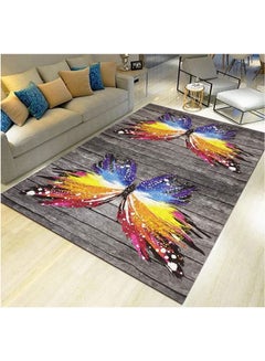 Carpet Protector Butterfly Colorful Design Multicolour 160x250cm