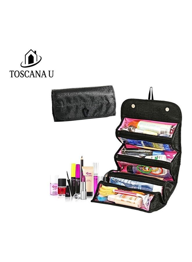 TOSCANA U Roll-N-Go Cosmetic Bag Black - Image 2