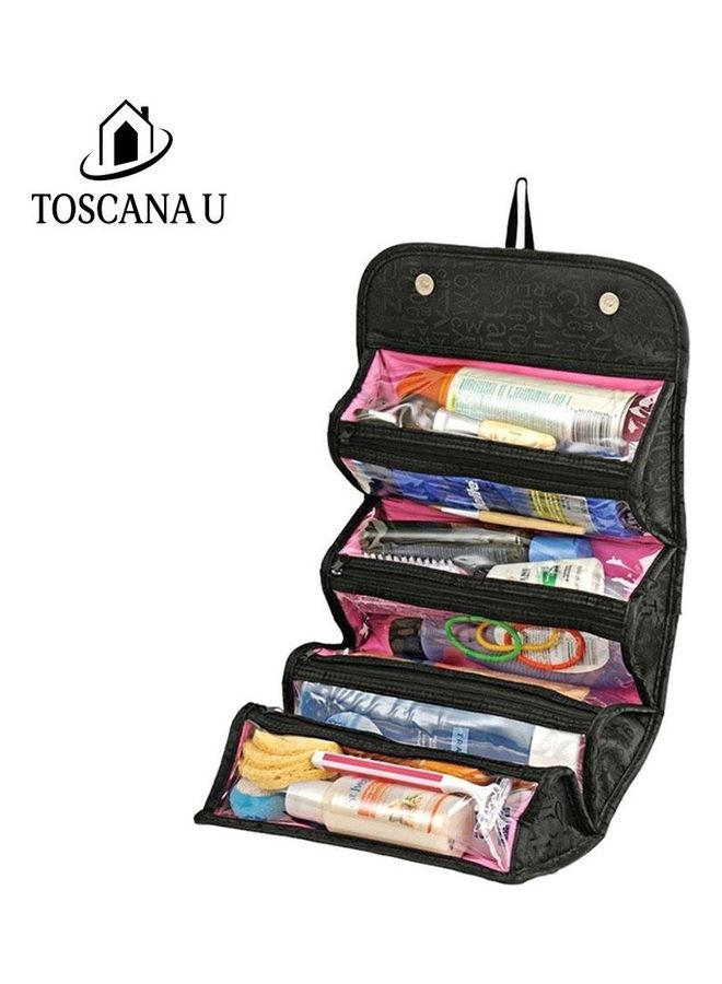 TOSCANA U Roll-N-Go Cosmetic Bag Black - Image 1