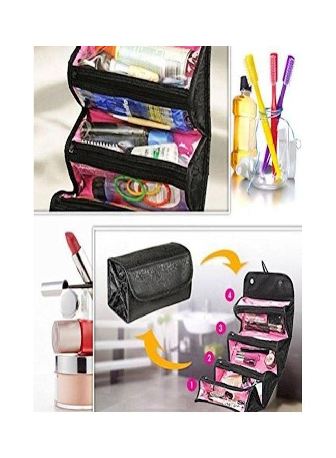 TOSCANA U Roll-N-Go Cosmetic Bag Black - Image 5