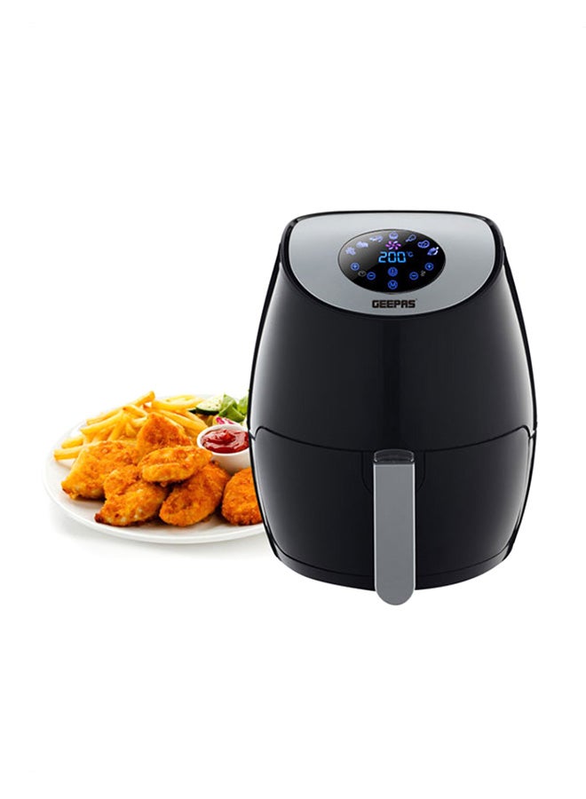 GEEPAS Plastic Air Fryer 3.2 L 1300.0 W GAF37503 Silver/Black  - Image 2