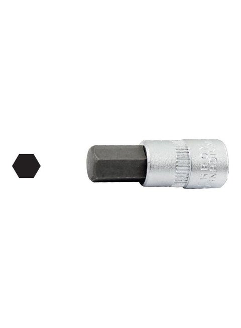 Bit Hex Socket Dr Silver