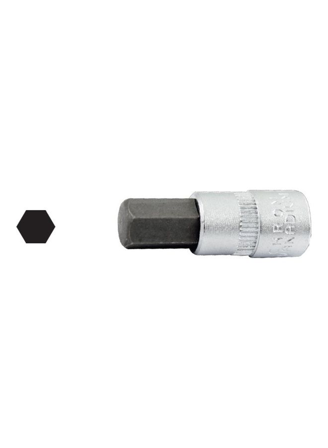 Bit Hex Socket Dr Silver