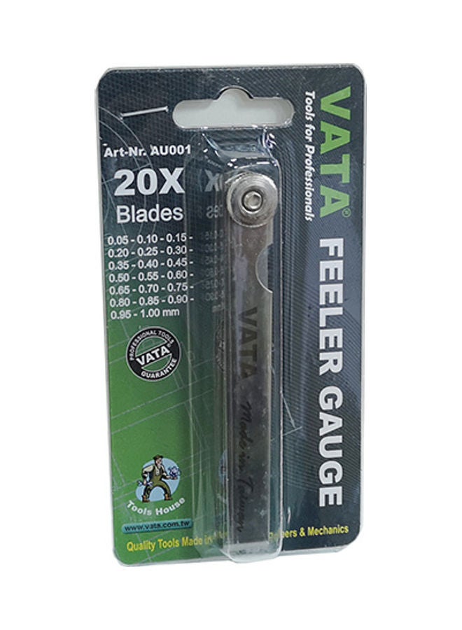 VATA 20-Piece Feeler Gauge Blades Silver  - Image 2