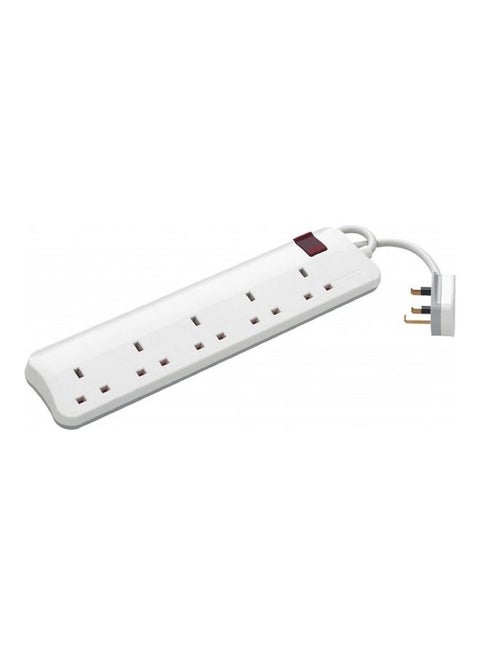 5 Way Extension Cord - 698535 White 5meter