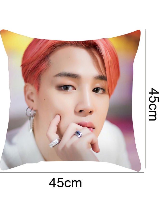 غطاء وسادة مزخرف بطباعة BTS - Image 2