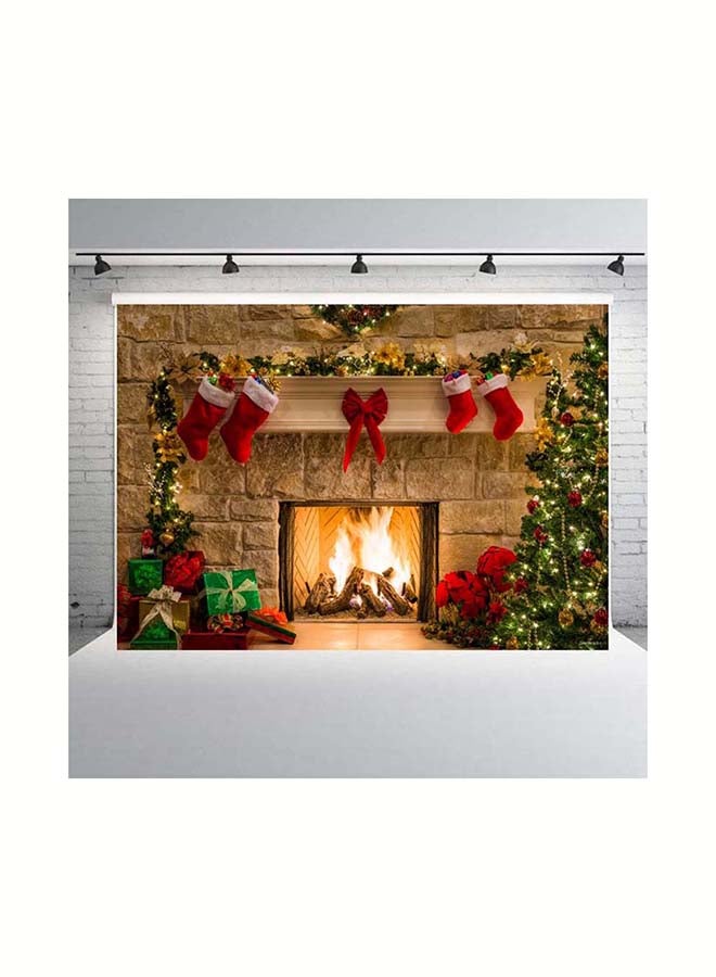 Generic - Mi Vaza Christmas Backdrop Photography Background  1.8 X 2.5 Meter multicolour - Image 1