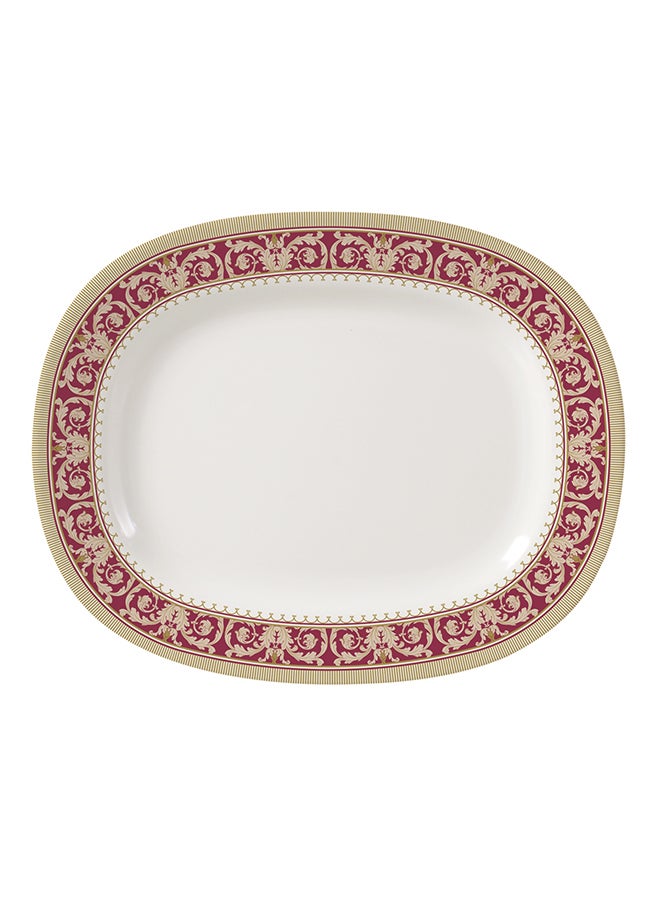Royal Melamine Oval Plat Multicolour 14inch - Image 1