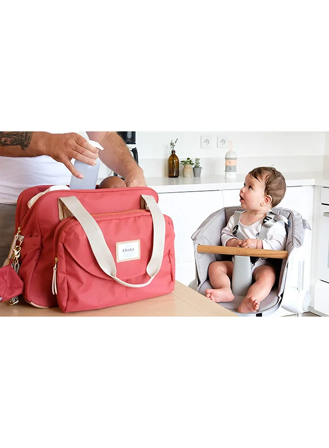 BEABA Geneve Iibaby Changing Bag Diaper Bag For Babies And Newborn Large Capacity Baby Changing Matiso Thermal Lunch Pouch Buggy Attachment System Terracota