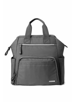 Diaper Bag Backpack Main Frame Large Capacity Wide Open Structure With Changing Pad And Stroller Attachement, Charcoal - v1631604818/N46961993A_3