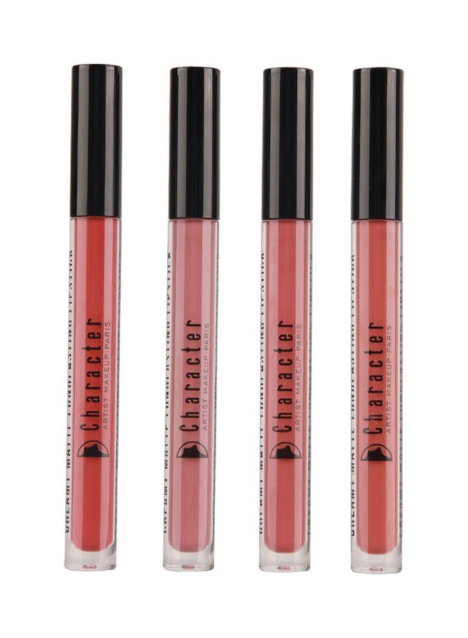 Character Pack Of 4 Pcs Creamy Matte Longlasting Lipstick CLL003  - Image 3