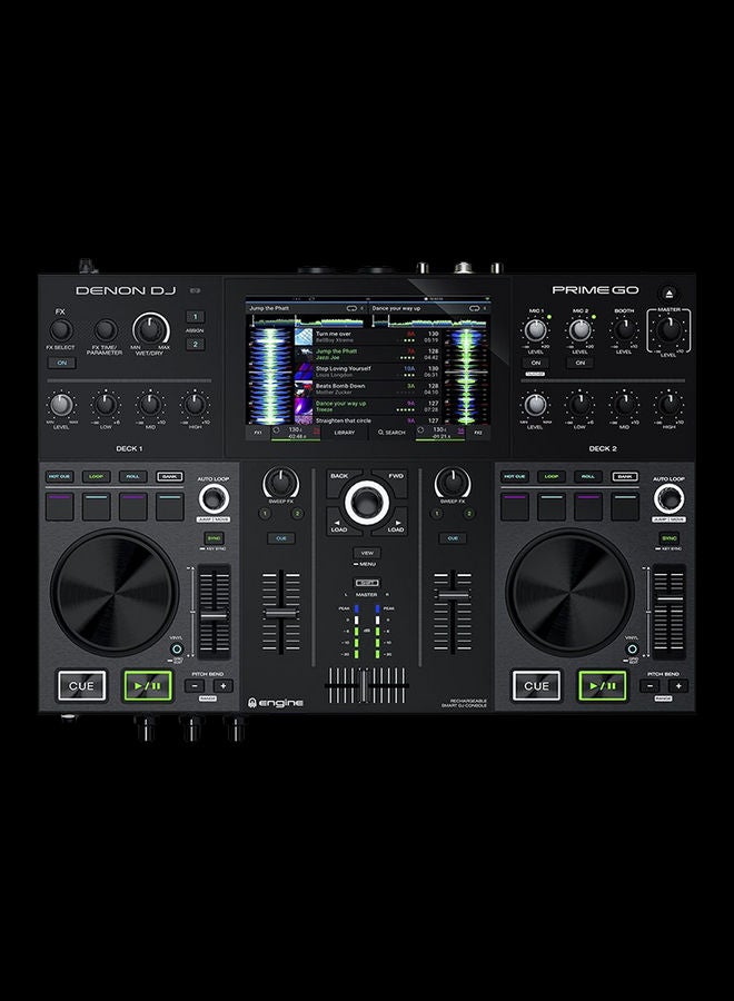 DENON Prime Go 2-Deck Rechargeable Smart DJ Console With Touchscreen  - Image 5