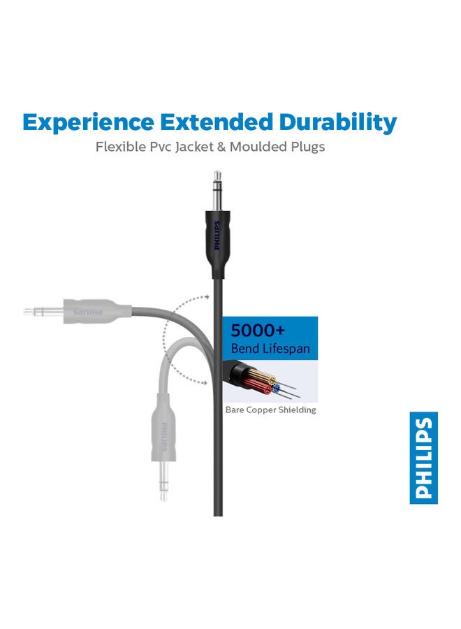فيليبس كابل تمديد لسماعة الرأس أسود - Image 4