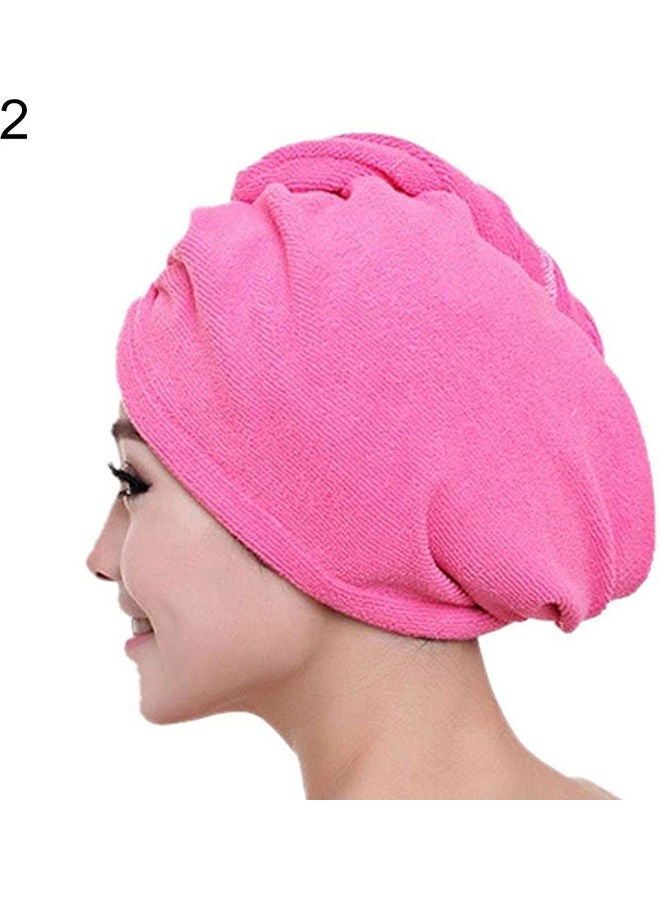Quick Drying Hair Towel Purple 25x15x10cm - Image 3
