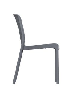 Woodgrain Armless polypropylene Chair-Grey  L 48 x W 55 x H 82.5 Grey - v1631610153/N47555495A_3