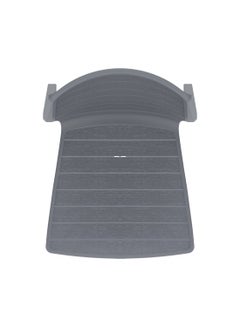 Woodgrain Armless polypropylene Chair-Grey  L 48 x W 55 x H 82.5 Grey - v1631610154/N47555495A_4