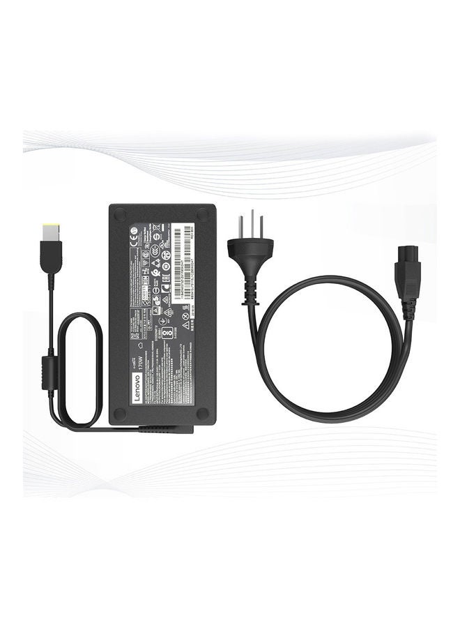 Lenovo 170W Notebook Adapter Fast Charger Power Supply Black  - Image 4