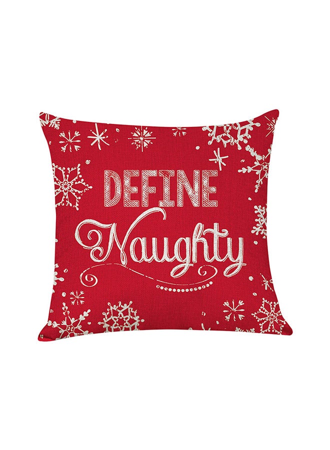 Decorative Throw Pillowcase Polyester Multicolour 45x45cm - Image 1