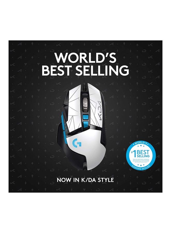 Logitech - G502 HERO High Performance Wired Gaming Mouse - LOL-KDA2.0-USB - Image 1