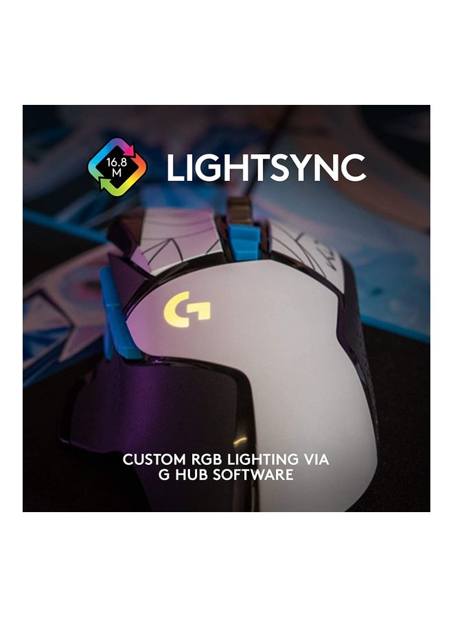 Logitech - G502 HERO High Performance Wired Gaming Mouse - LOL-KDA2.0-USB - Image 1