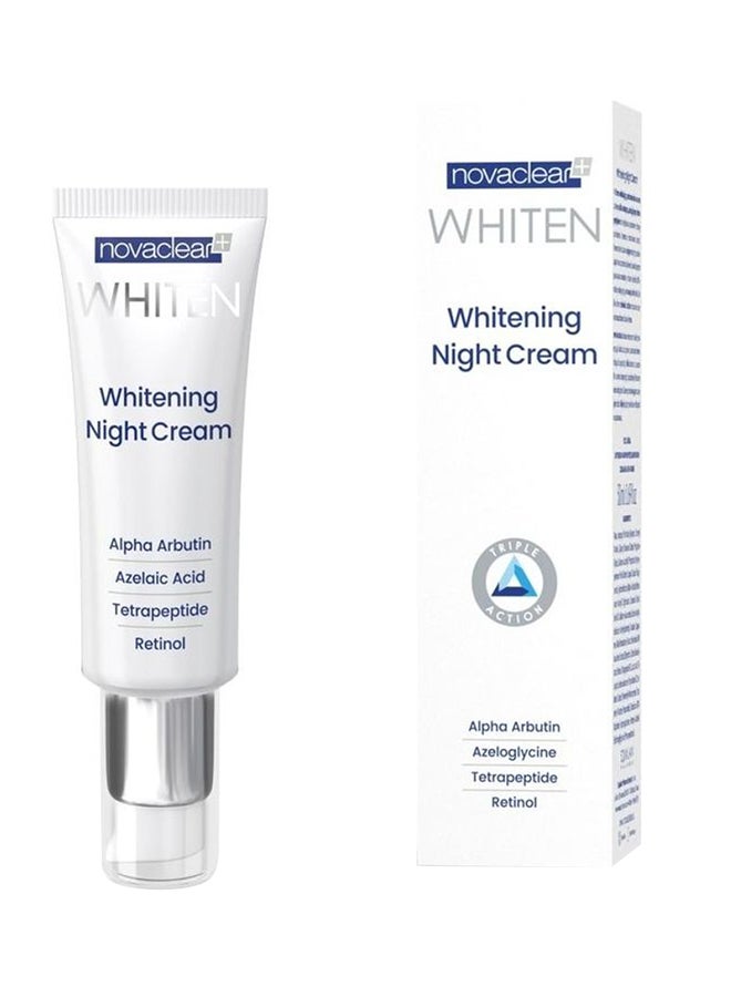 novaclear Whiten Whitening Night Cream White 50ml - Image 1