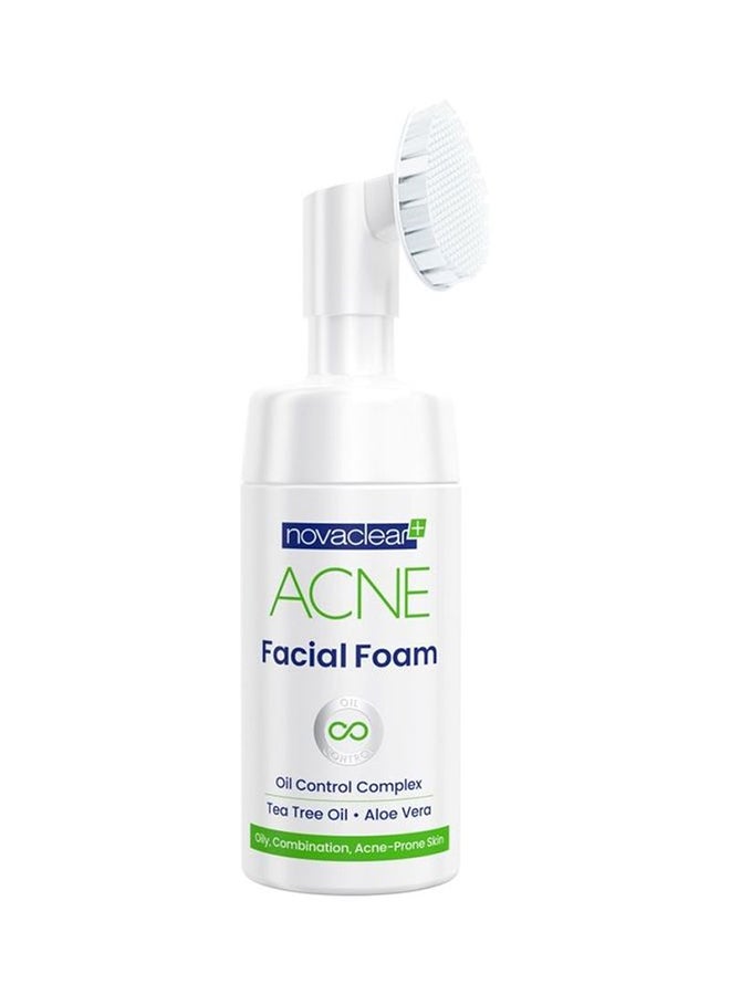 novaclear Acne Facial Foam White/Green 100ml