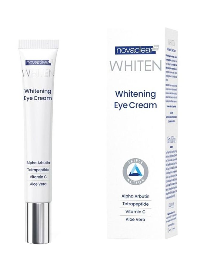 novaclear Whiten Whitening Eye Cream White 15ml - Image 1
