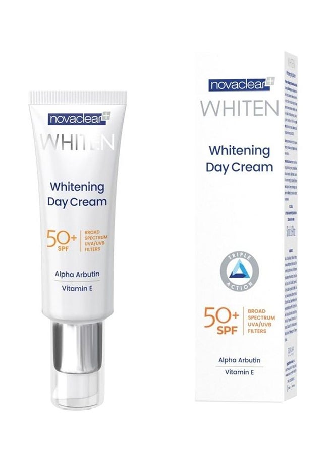 novaclear Whiten Whitening Day Cream Spf 50+ White 50ml - Image 1