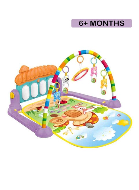 Non-Toxic Musical Piano Play Indoor Mat Center With Melodies Rattle For Kids Multicolour