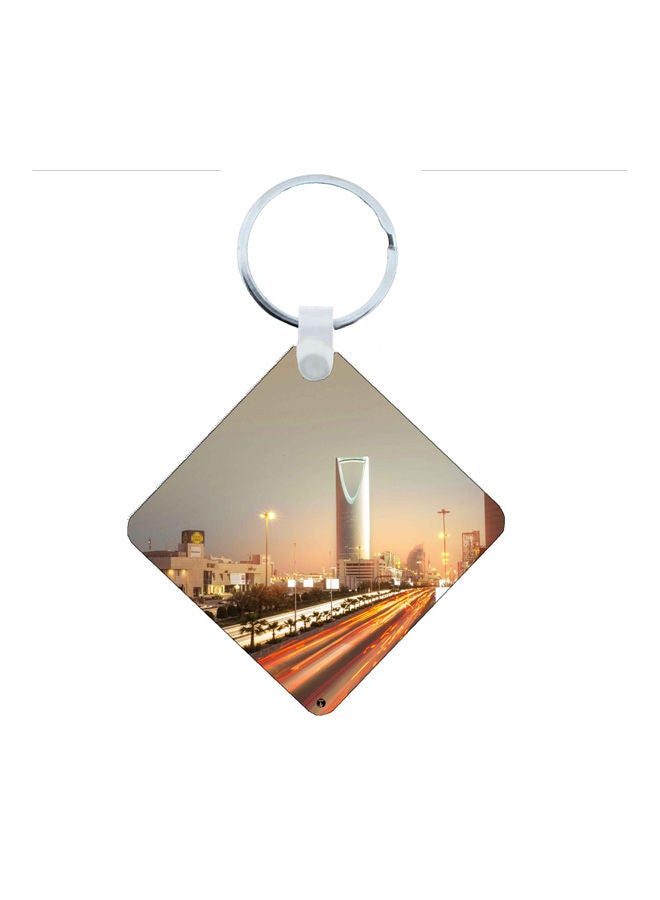 بي بي سلسلة مفاتيح بتصميم العيد الوطني للمملكة العربية السعودية