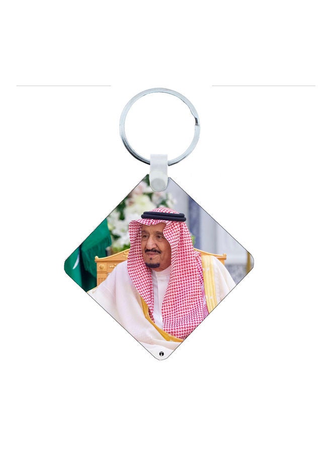 بي بي سلسلة مفاتيح بتصميم العيد الوطني للمملكة العربية السعودية