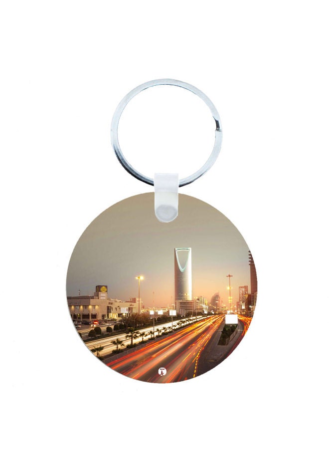 بي بي سلسلة مفاتيح بتصميم العيد الوطني للمملكة العربية السعودية