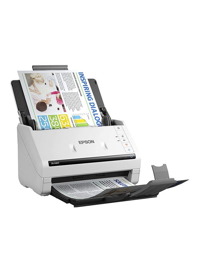 EPSON - DS-530 Colour Duplex Document Scanner White - Image 1