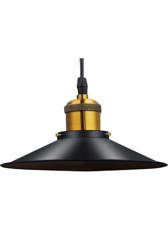 Base Hanging Lamp Retro Pendant Light Shade Black 23 x 15 x 23cm  - Image 1