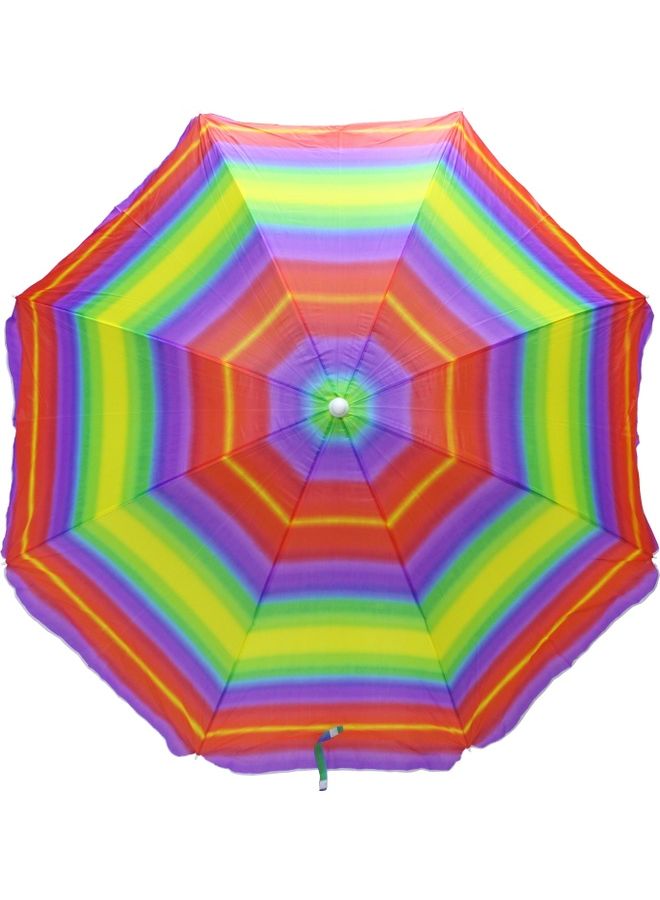 Hello Foldable Umbrella For Camping & Beach Multicolour 110cm - Image 2