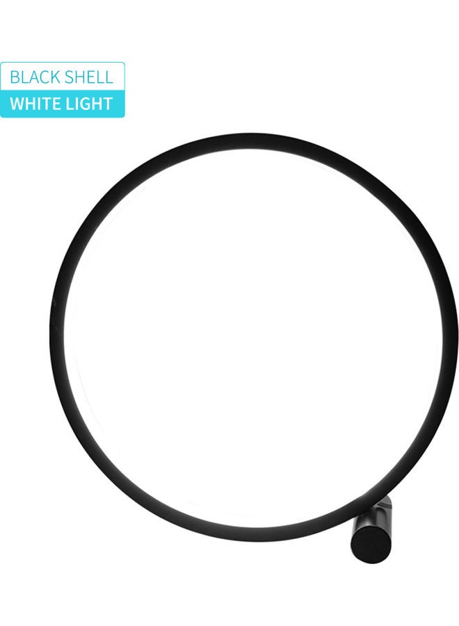 Generic - Round Shape LED Table Lamp with Touching Control 3 Level Brightness Black 25 X 8cm - Image 1