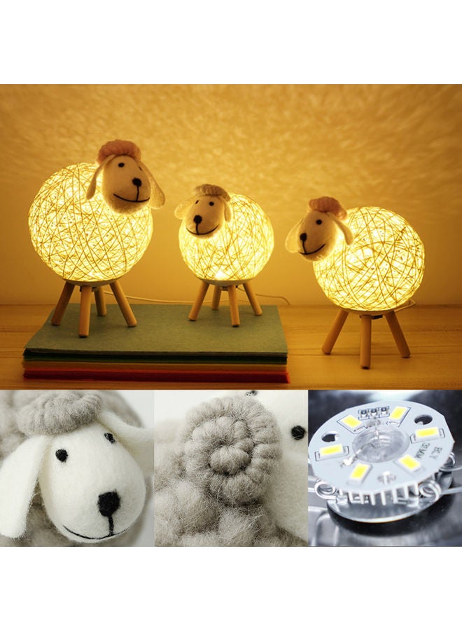 Generic - LED Cute Sheep Light with Timer Function Grey 22.00x14.00x18.00cm - Image 1