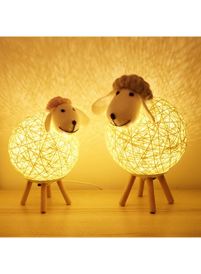Generic - LED Cute Sheep Light with Timer Function Grey 22.00x14.00x18.00cm - Image 1