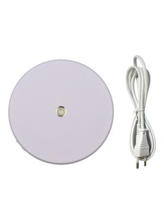 Generic 360 Degree Rotatable Electric Motorized Photography Turntable Display White  - Image 3