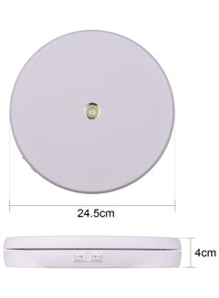 Generic 360 Degree Rotatable Electric Motorized Photography Turntable Display White  - Image 5