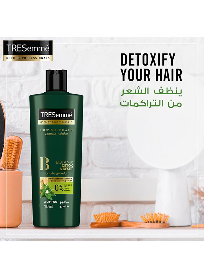 Tresemme - Botanix Natural Detox And Reset Shampoo With Green Tea And Ginger 400ml - Image 1