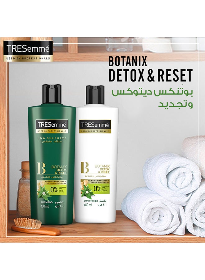 Tresemme - Botanix Natural Detox And Reset Shampoo With Green Tea And Ginger 400ml - Image 1