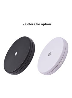 Generic 360 Degree Rotatable Electric Motorized Photography Turntable Display White  - Image 2