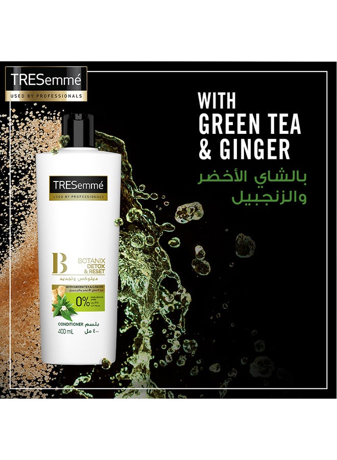 Tresemme - Botanix Natural Detox And Reset Conditioner With Green Tea And Ginger 400ml - Image 1