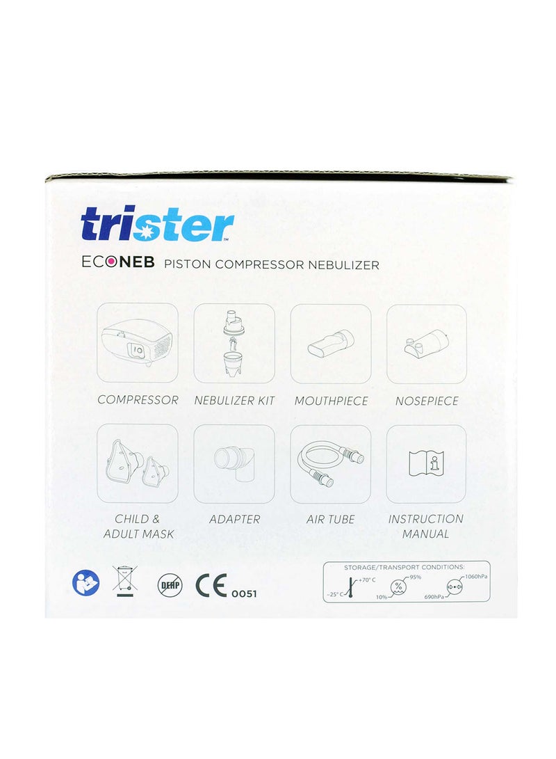 trister - Econeb Piston Compressor Nebulizer : Ap12003A - Image 1