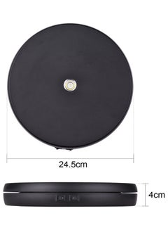 Generic 360 Degree Rotatable Electric Motorized Photography Turntable Display Black  - Image 3
