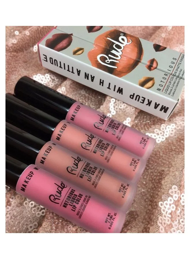 Rude Notorious Liquid Lip Colour Wicked Thoughts